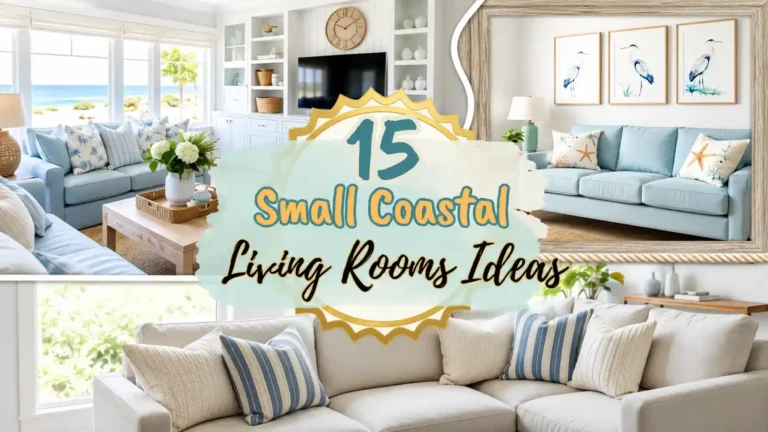 15 Small Coastal Living Room Ideas