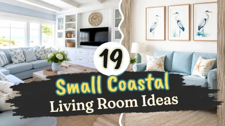 19 Small Coastal Living Room Ideas For Effortless Style