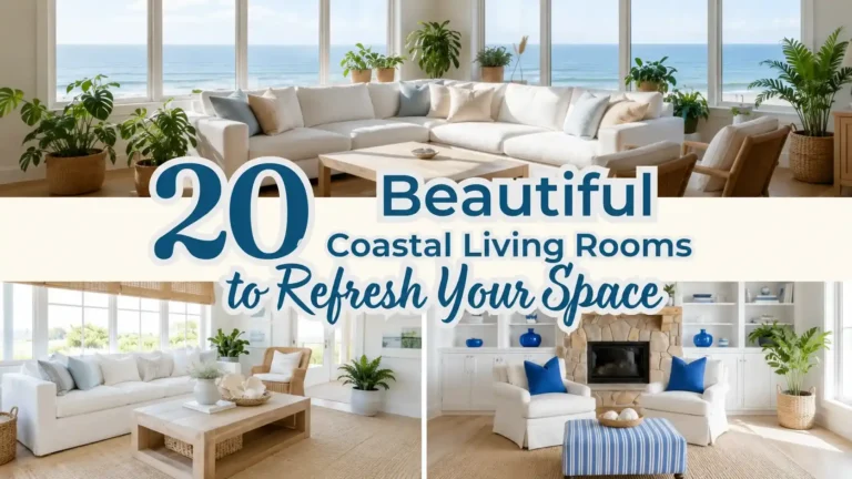 20 Beautiful Coastal Living Rooms to Refresh Your Space