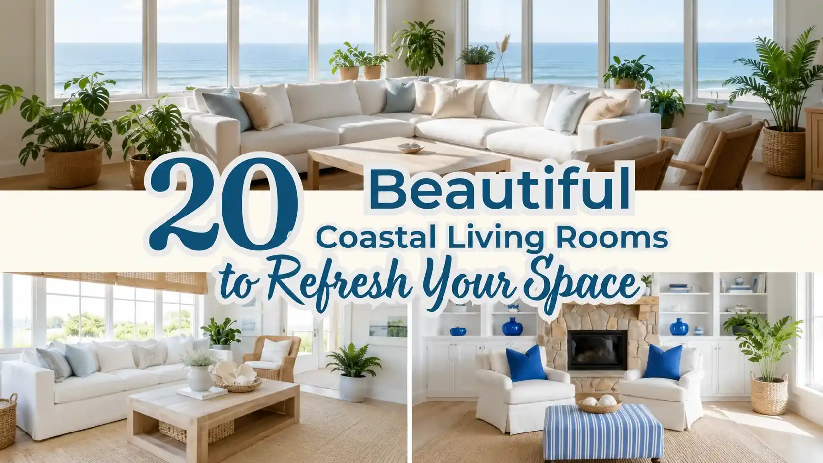 20 Beautiful Coastal Living Rooms to Refresh Your Space