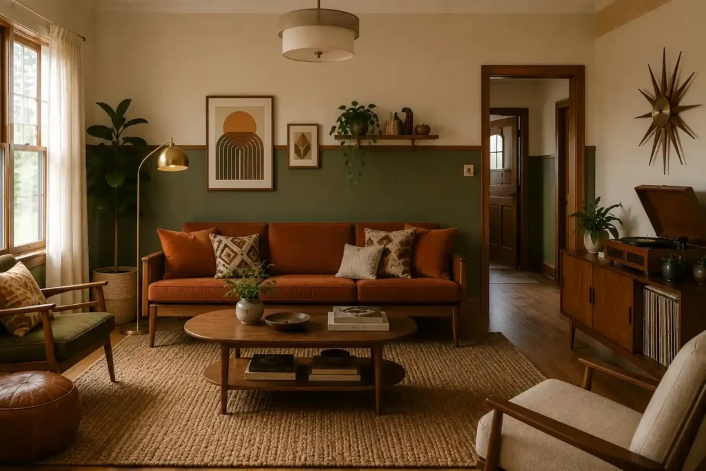 22. Two-Tone Color Blocking Walls