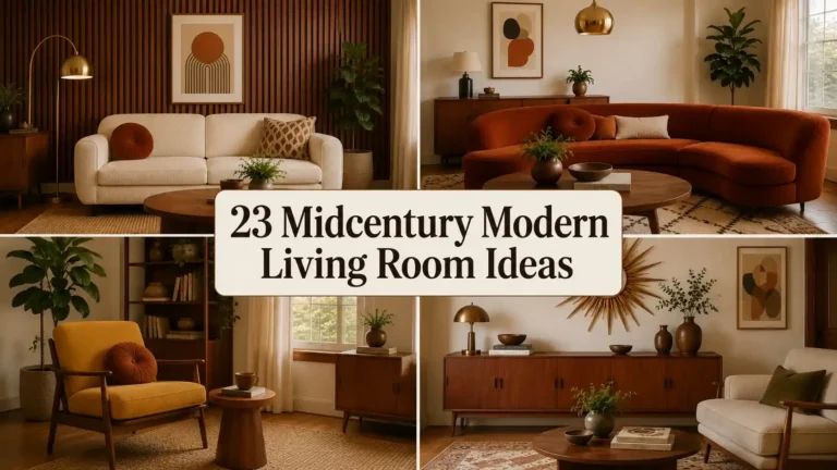 23 Midcentury Modern Living Room Ideas