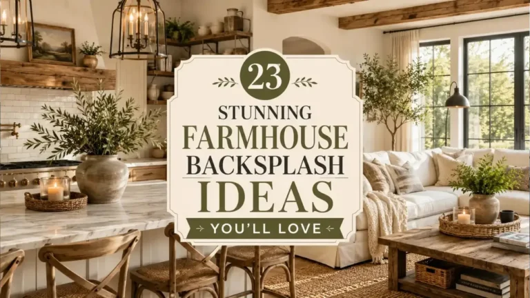 23 Stunning Farmhouse Backsplash Ideas For You