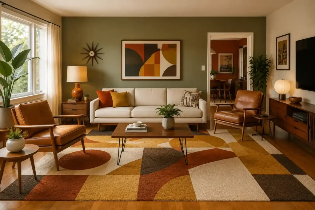 3. Bold Geometric Area Rug