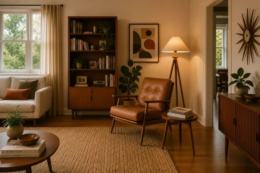 8. Retro Tripod Floor Lamp