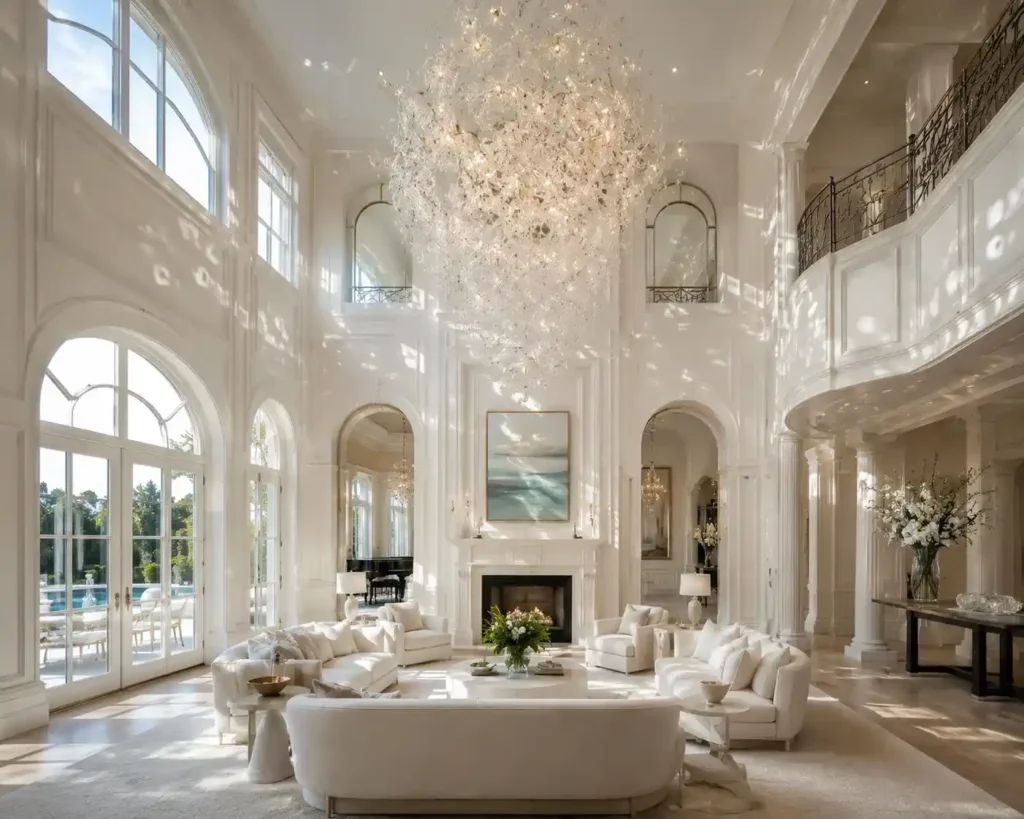 A Hand-Blown Glass Chandelier Inspired by Sea Foam