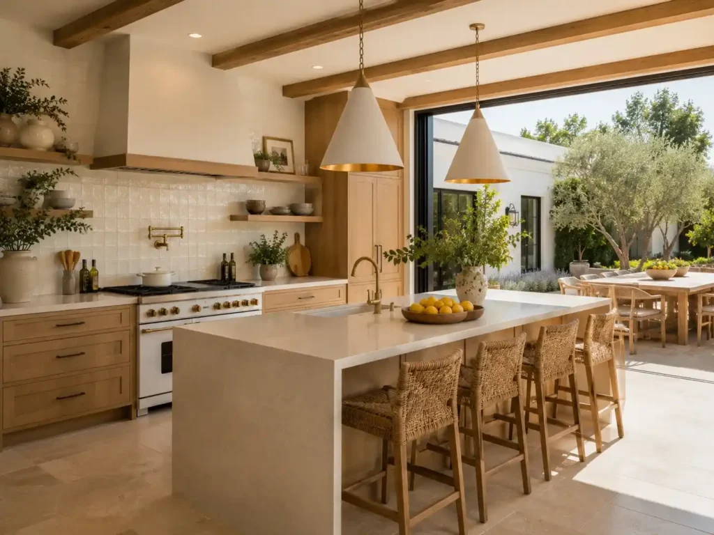 Bright California Indoor-Outdoor Farmhouse