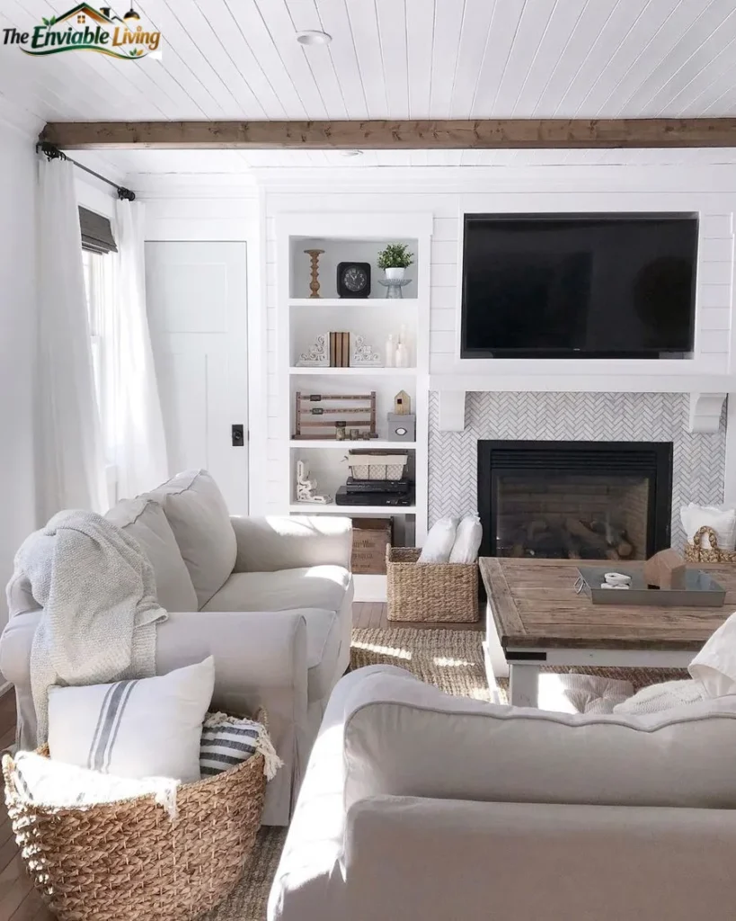 Exposed Wood Ceiling Beams