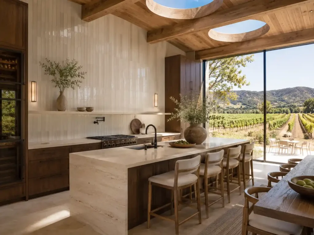 Minimal Modern Vertical Tile Farmhouse