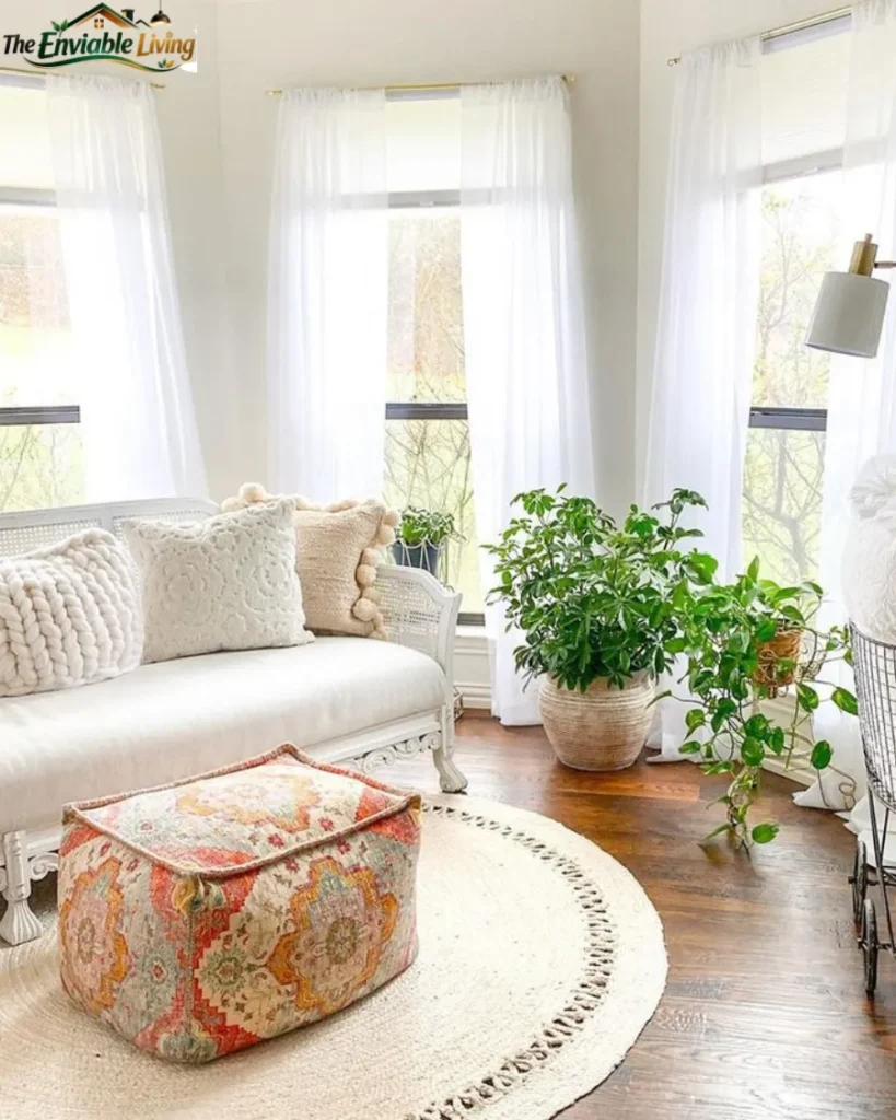Sheer White Curtains